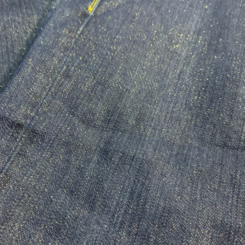 Woman's Vintage Y2K Rock & Republic Jeans,Dark Blue w/Gold Low Rise,Flare Jeans - Picture 7 of 7
